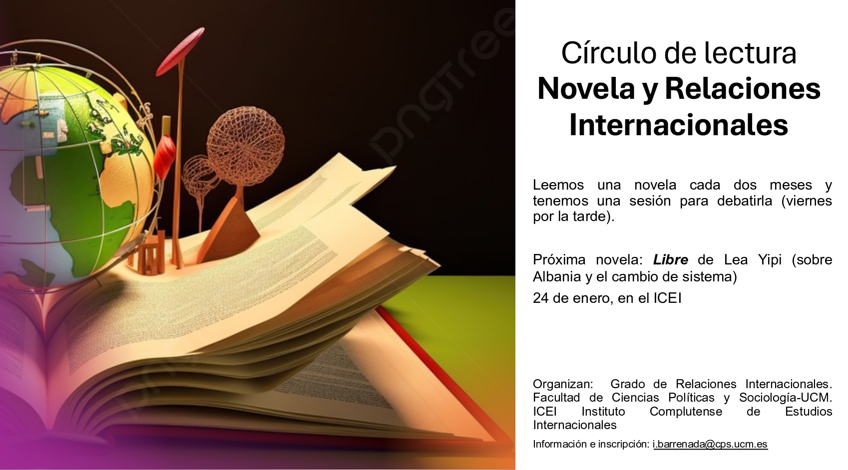 Círculo de lectura | Novela y Relaciones Internacionales